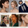 Platinum Round Diamond Pavé Waterfall Drop Earrings_3